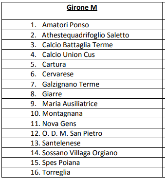 Usciti i gironi di campionato e Trofeo Regione: la nuova stagione è ormai dietro l’angolo Usciti i gironi di campionato e Trofeo Regione: la nuova stagione è ormai dietro l’angolo